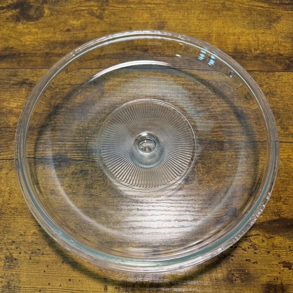 Vtg Pyrex 30 Clear Glass Lid 8.5
